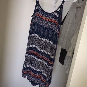 Printed romper with pockets!!